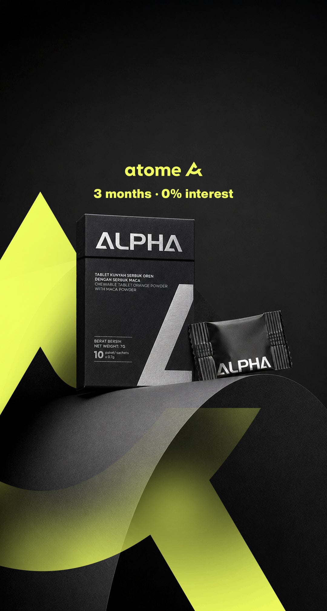 We are not support by atome installment